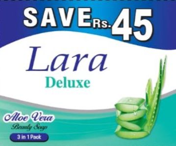 Lara Green Deluxe Beauty Soap 135 gm Hexapack