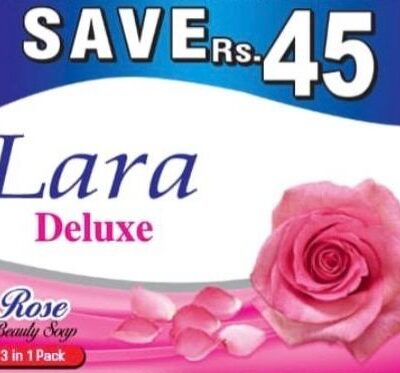 Lara Pink Deluxe Beauty Soap 135 gm Hexapack